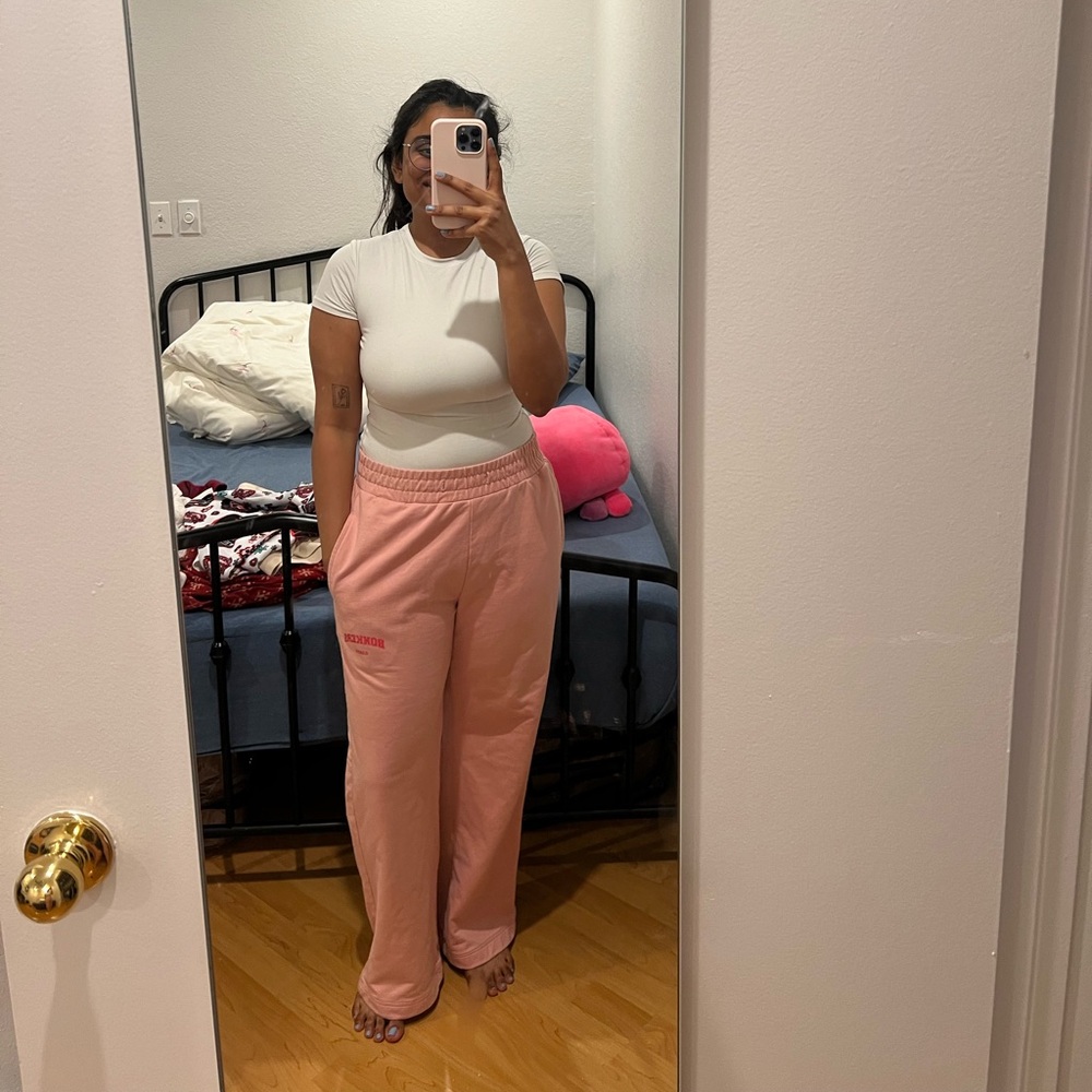 Pink sweatpants